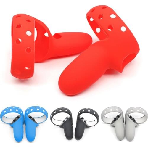 Protection Cover For Quest 2 VR Accessories Vr Controller Handle Grip Case Silicone Full Protective Sleeve For Quest2