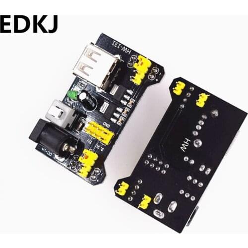 1PCS HW-131 Breadboard Power Module Breadboard Special Power Module Compatible with 5 3.3V for MB102 breadboards