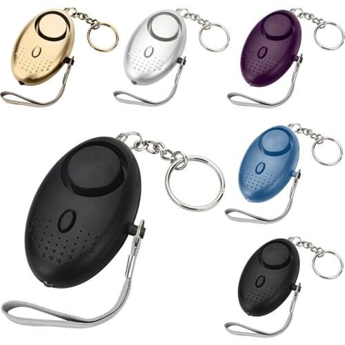 130 DB Self Defense Personal Alarm Panic Emergency Attack Security Keychain Women Bag Pendant Scream Loud Safety Devices