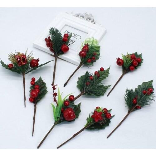 Artracyse DIY Jewelry Material Simulation Foam Berry Handmade Wreath Christmas Fruit Blueberry Fruit Cherry Fruit Mini