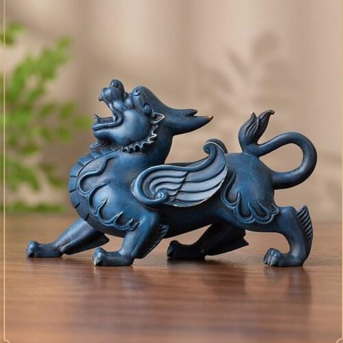 High grade Dragon PI XIU Bronze Sculpture statue home shop company Bring in wealth treasure Money GOOD luck efficacious Talisman