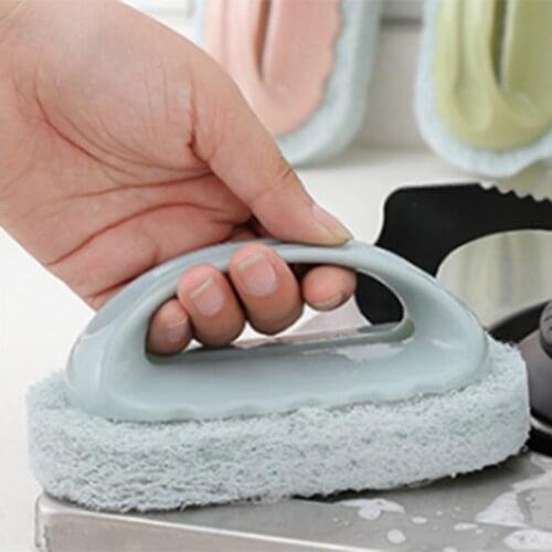 Cleaning Layer Scouring Sponge Double-Sided Spong Double Use Brush Scrubber Dish Bowl Washing Sponge Kitchen Pot