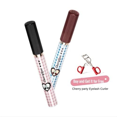 Flower Knows Cherry Party Mascara Long-lasting Waterproof Lengthen Curling Natural Styling Colorful Mascara Eye Makeup Cosmetic