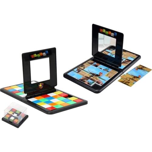 Children Color Cube Competition Early Learning Puzzle Interaction Toy Gift