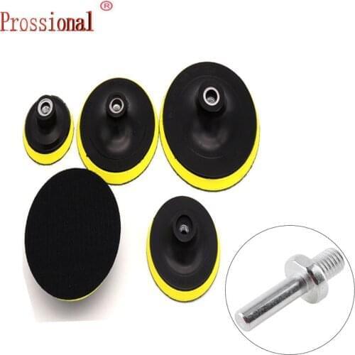 3/4/5/6/7 inch Disc Disk Sandpaper Self-adhesive Sand Paper Pad Abrasive Tool with 8mm Diameter Drill Shank for Electric Grinder