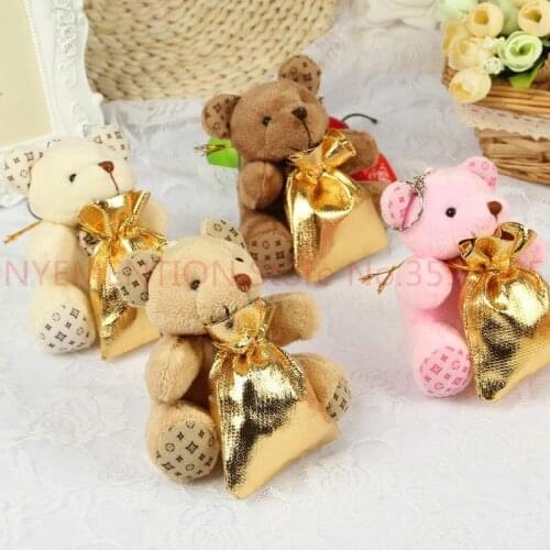 Little Bear Haversack Candy Bag Wedding Favors Holders Supplies Gift Bag Boxes 500pcs/lot