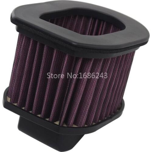 Motorcycle High Flow Air Cleaner Filter Element System For Kawasaki Z800 Z 800 13-15 Reusable Air Intake Filter Cleaner