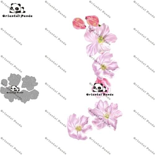 New Dies 2020 Camper Van Metal Swift Floral Decoupage Apple Blossom Dies diy Dies photo album cutting die Scg new die for 2021