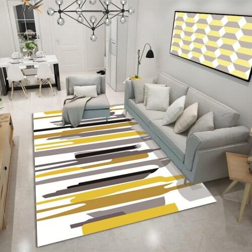 New Modern 3D Geometric Wooden Floor Carpet, Used for Non-slip Washable Carpet In Living Room, Commercial Bathroom or Crawling