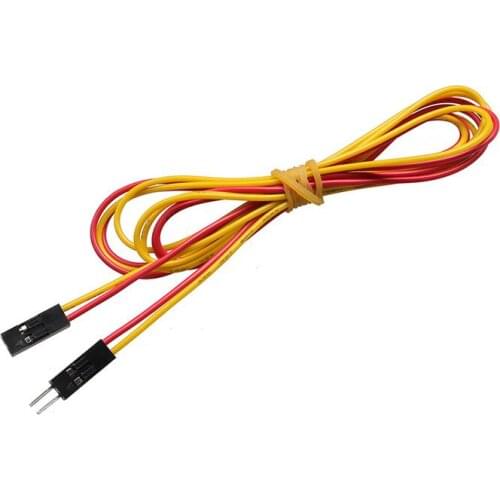 100cm 2pin male to female DuPont line 1m female - female DuPont jumper male to male for 3D printer accessories