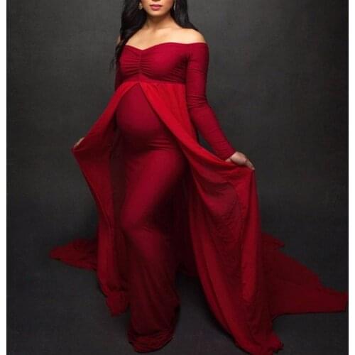 Puseky Maternity Photography Props Dresses For Pregnant Women Clothes Maternity Dresses For Photo Shoot Pregnancy Dresses