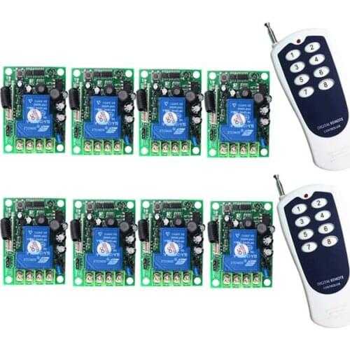 1000m Long Distance 30A Relay AC 220V 110V 85-265V 1 CH 1CH Wireless RF Remote Control Switch Transmitter + Receiver