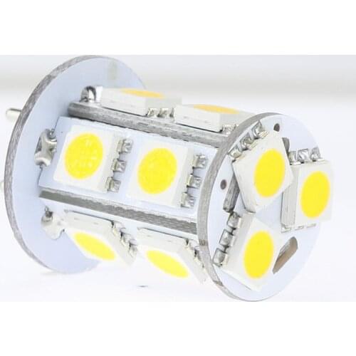 Dimmable Led G6.35 Bulb Lighting 13LED 5050 SMD Wide voltage DC10-30V/AC8-20V 2.5W White Warm White 5pcs/lot