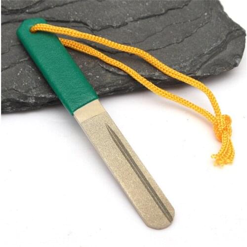 Outdoor Mini Diamond Fish Hook Sharpener Sharpening File Fishing Hunting