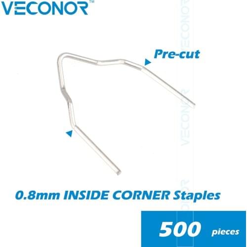500pcs 0.8mm Inside Corner Staples For Hot Stapler Plastic Bumper Repair Machine