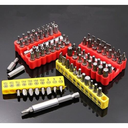 10/12/33Pcs 1/4" Hex Shank Screwdriver Kit Bits Repair Tool Magnetic Drill Screwdriver Set Hand Tools for Power Drills
