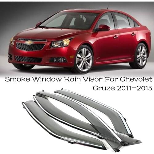 4pcs Blade Side Windows Deflectors Door Sun Visor Shield For Chevrolet Cruze 2011-2015