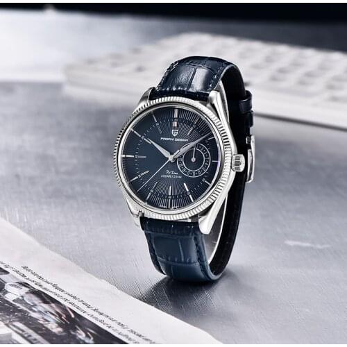 PAGANI DESIGN New Chronograph Top Brand Men Watch 200M Waterproof Quartz Watches Luxury Fashion Leather Watch Relogio Masculino