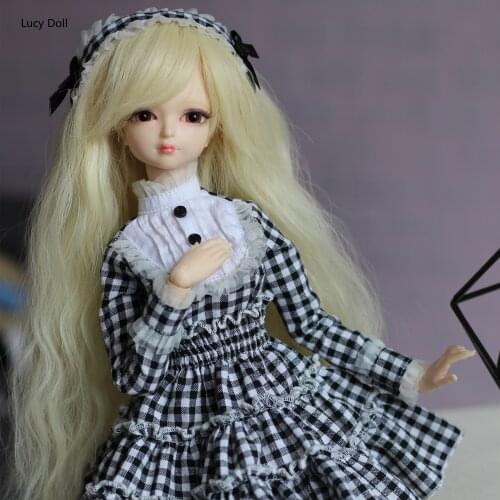 DBS 1/4 bjd doll 45cm joint body doll clothes suit dress, only clothes no doll no body