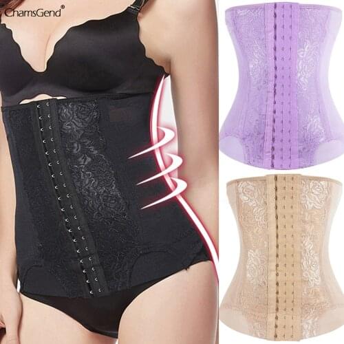 Women Waist Trainer Latex Cincher Girdles Shapewear Slimming Belt Body Shaper Fitness Corset Sheath Slimming Belt Tummy Shaping