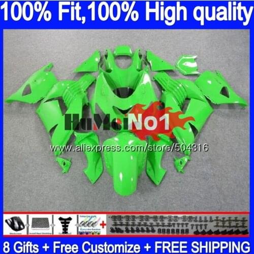 Injection For KAWASAKI ZX 14R ZX14R 06 07 08 09 10 11 78MC.58 ZZR1400 ZX-14R 2006 2007 2008 2009 2010 2011 Fairing ALL Green