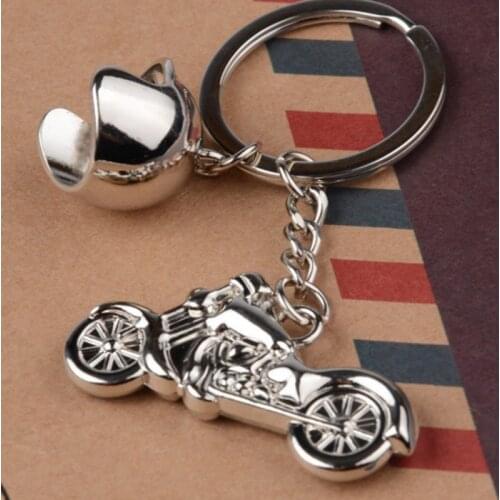 3D Metal Car Motorcycle Keychain Key Chains Mini Motorcycle Pendant Keyring Men Motor Accessories