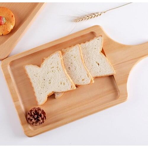 2021 New Wooden Sushi Tray Drink Coffee Pastry Beech Snacks Wooden Plate Pizza Plate Japanese Style Tableware Support Wholesale
