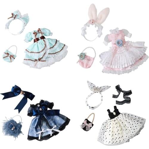 Handmade Wedding Party Princess Dress Gowns Clothes for 11.81 inch Dolls
