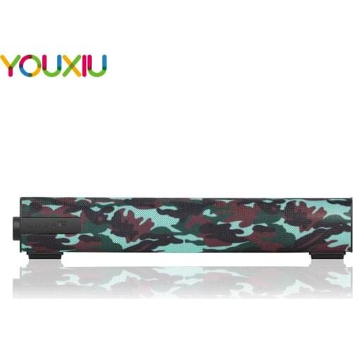 Portable Soundbar for Outdoor/Indoor Wired & Wireless Bluetooth Stereo Speaker with remote control for Tablet /PC/Desktop/TV