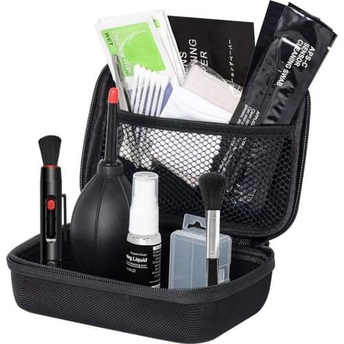 Professional Camera Cleaning Kit Sensor Cleaning Kit with Air Blower Cleaning Swab Cleaning Pen Cleaning Cloth for Camera Laptop