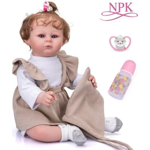 NPK 50CM Realistic Handmade Doll Reborn soft body Baby Archie Lifesize Handrooted Hair Collectible Art Doll Detailed 3D Paint