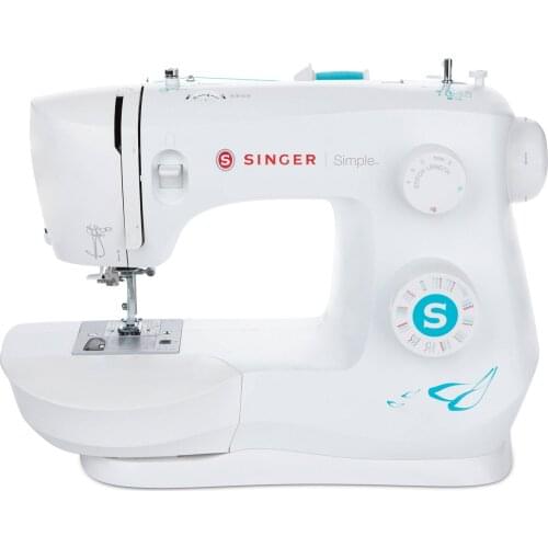 Singer 3337 Sewing Machine, Sewing Buttons And Zippers, Reverse And Free Arm Sewing, 29 Different Stitches Decorative Patterns