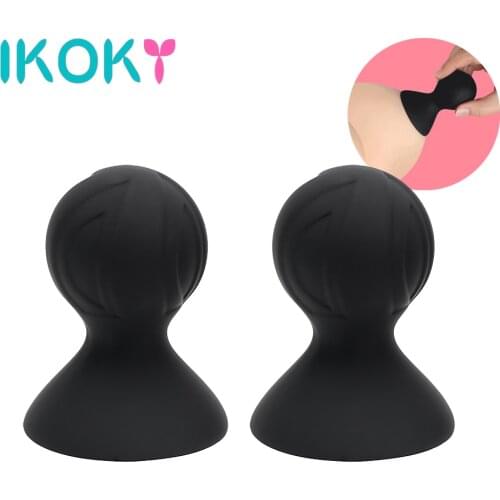 IKOKY Nipple Sucker Enlarge Silicone Sex Toys for Women Nipple Stimulator Flirt Masturbator Breast Pump Erotic Adult Products