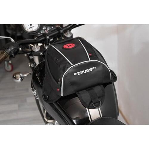 ROCK BIKER Magnetic Tank Bag Motorcycle Waterproof Multifunction Motocross Fue Oil Bag Handle Bag Saddle Bag Sacoche Moto