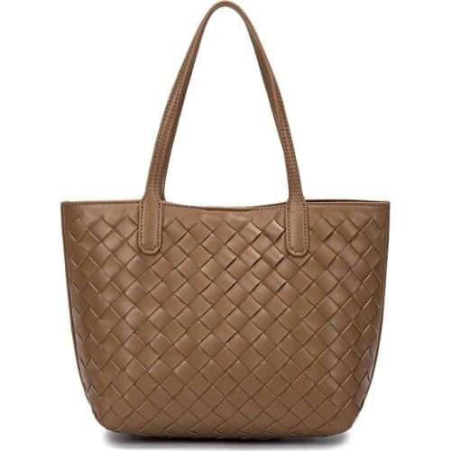 Large-Capacity Two-piece Picture-Mother Bag 2021 New Basket Woven Female Bag for Women Luxury Handbag Lady Tote Bag Designer Bag