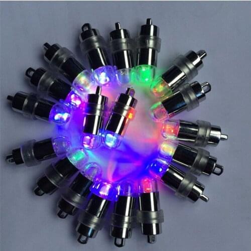 50pc/lot Balloons LED Mini Party Lights for Lanterns Balloons Floral Led Lights For Wedding Centerpiece KIT Eiffel Glass Vases