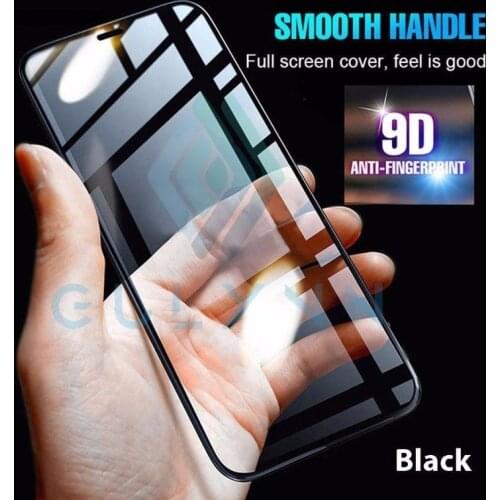 9D Full Cover Tempered Glass For iPhone 6 6S 7 8 Plus Aluminum Alloy Screen Protector On The For iPhone X XS Protective Glass
