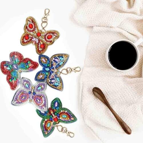 Special Shaped Diamond Painting Keychain 2021 New Diamond Embroidery Keyring Bag Diamond Mosaic Accessories
