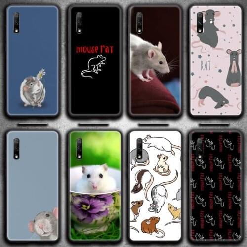 Mouse Rat Phone Case for Huawei Honor 30 20 10 9 8 8x 8c v30 Lite view 7A pro