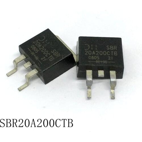 Schottky diode SBR20A200CTB TO-263 20A/200V 10pcs/lots new in stock
