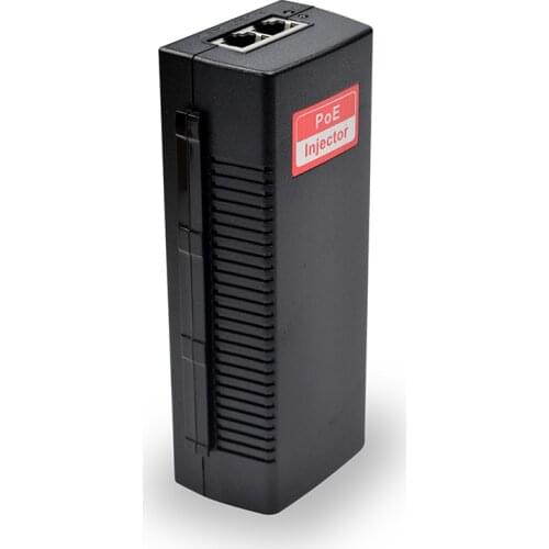 Gigabit POE Injector 10/100/1000M one port at 4-pair Standard 60 WattsMaximum