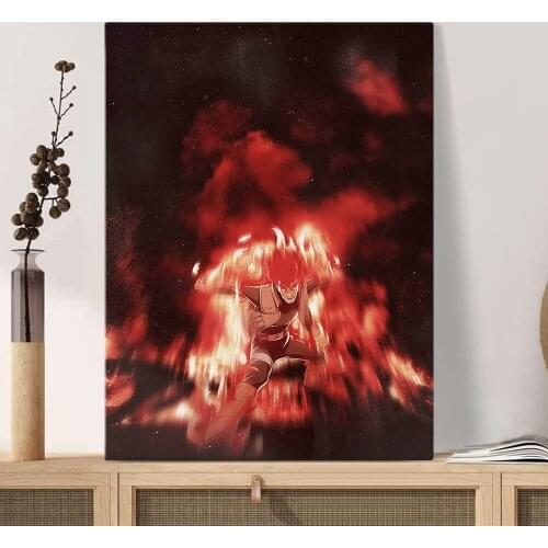 Might Guy Maito Gai Anime Decoration Home Decor Canvas Painting Living Room Wall Art Pictures Posters Prints
