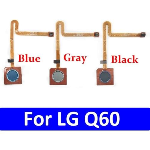 For LG Q60 LMX525 K50 LMX520 Home Button FingerPrint Touch ID Sensor Flex Cable Ribbon Replacement Parts