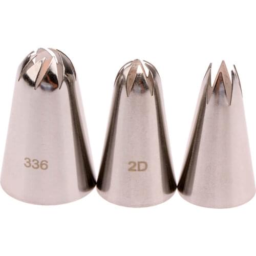 HMZCN #1M#2D#336 Cake Tips Set Cream Decoration Icing Piping Pastry Nozzles Cupcake Decorating Tool Bakeware