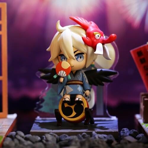 Onmyoji Blind Box Summer Fireworks Festival Garden Scene Box Blind Egg Box Caja Ciega Blind Bag Toys Anime Character Model Gift