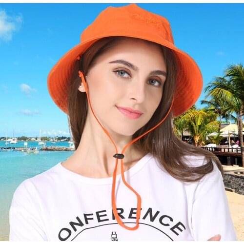 2019 Unisex Fisherman Hats Adjustable Bucket Hat Outdoor Beach UV Sunscreen Sun hat panama fishing cap Travel Visor Camping Men