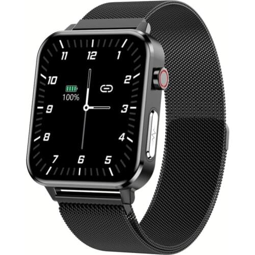 PPG ECG Smart Bracelet Men Body Temperature Smartwatch E86 Women Blood Pressure Blood Oxygen Heart Rate Monitoring Sports Watch