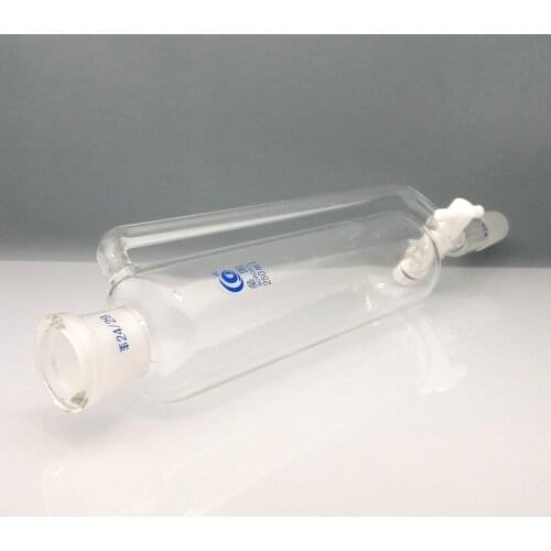 1pcs 250ml Constant Pressure Separating Funnel with PTFE Piston,Joint 24x24# Drop Funnel for lab Extraction experiments
