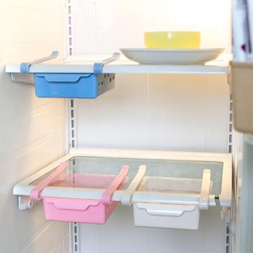 Pull Out The Refrigerator Compartment Partition Classification Cradle Refrigerator Storage Box