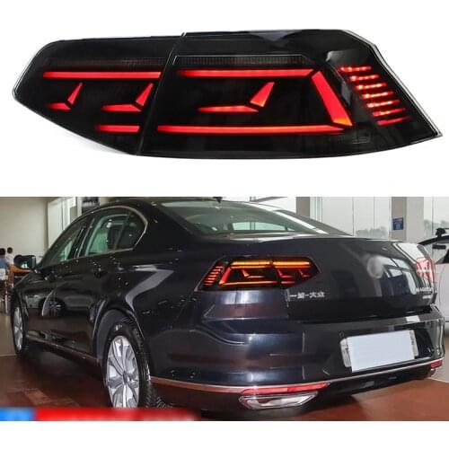 LED Car Taillight Tail Lamp Brake Reversing Reverse Rear Fog Light For Volkswagen Passat B8 2017 2018 2019 Dynamic Turn Signal